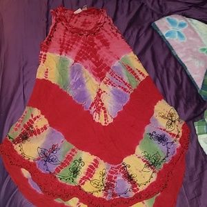 Sleeveless beach cover up